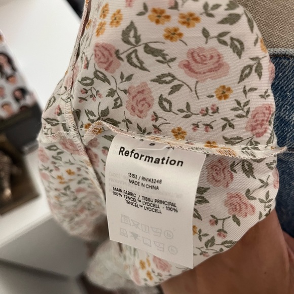 Reformation Brielle Top Size S in Rosie - Picture 5 of 6